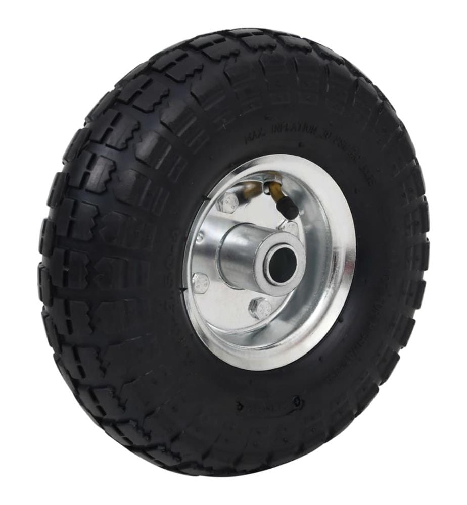 Roue de diable 2 pcs Caoutchouc 4.10/3.50-4 (260 x 83 mm)