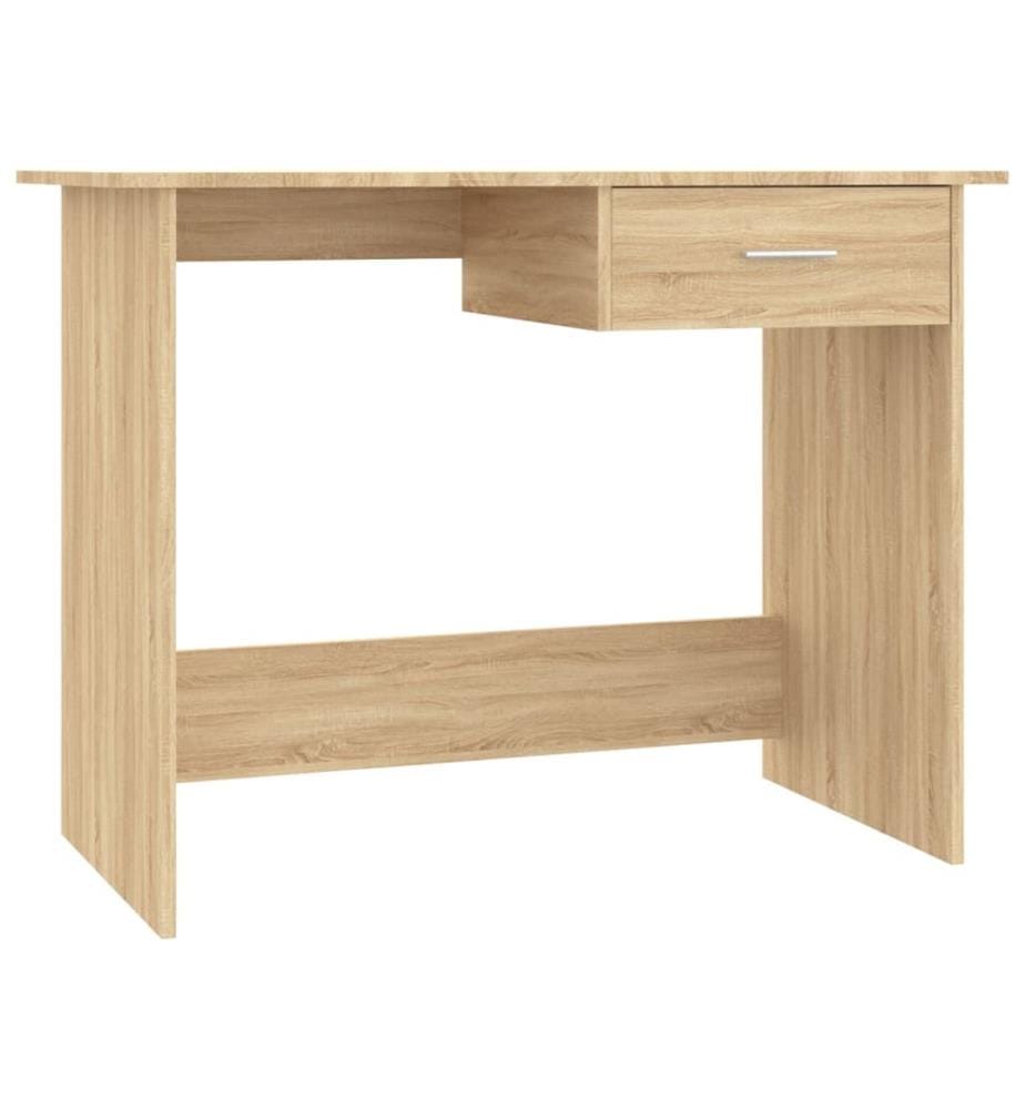 Bureau Chêne sonoma 100x50x76 cm Bois d'ingénierie