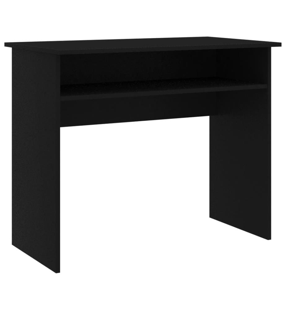 Bureau Noir 90x50x74 cm Bois d'ingénierie