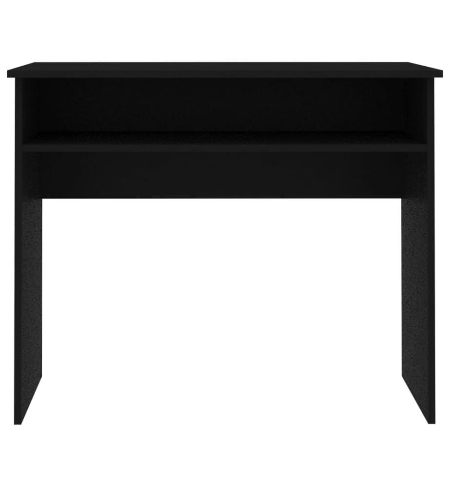 Bureau Noir 90x50x74 cm Bois d'ingénierie