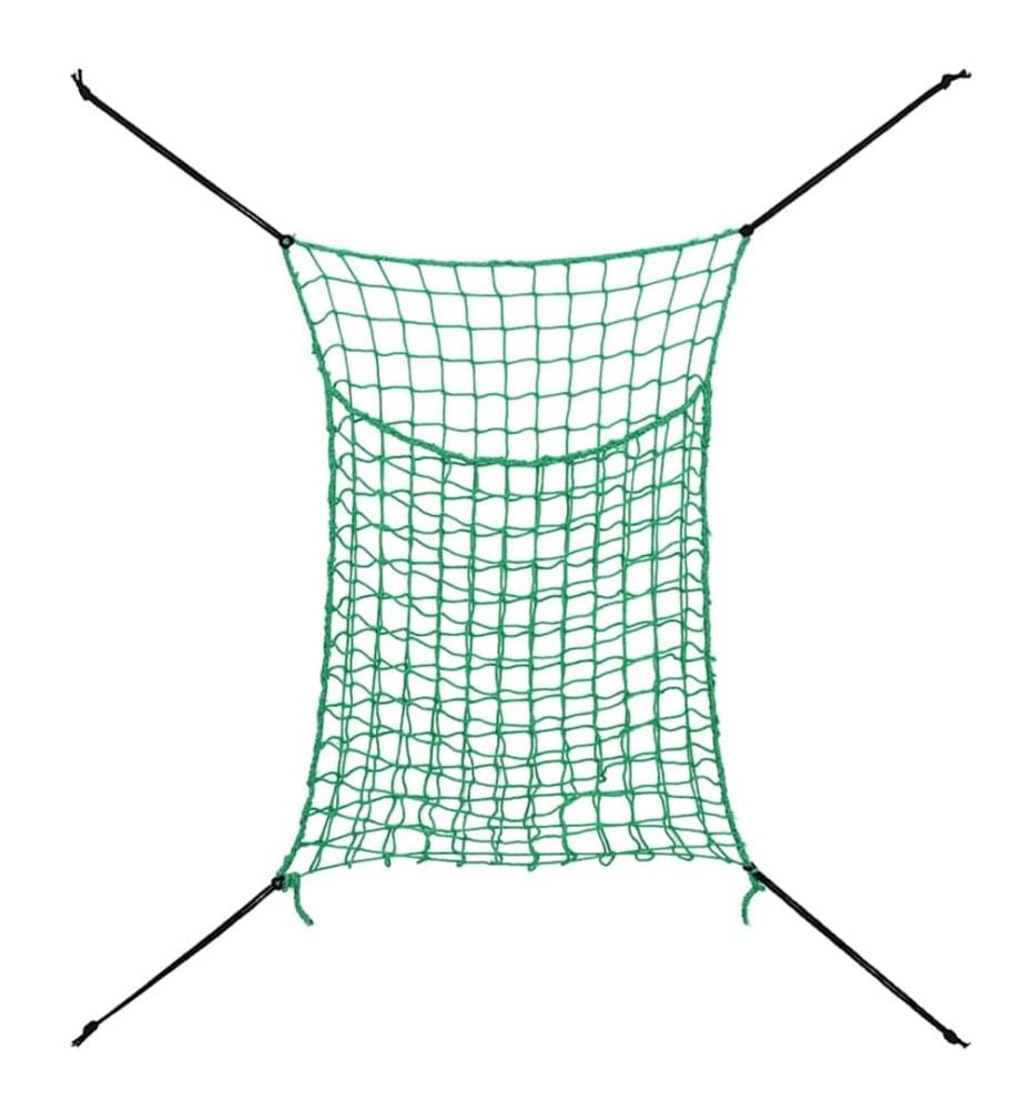 Heunetze 2 Stk. Rechteckig Grün 200x120 cm PP
