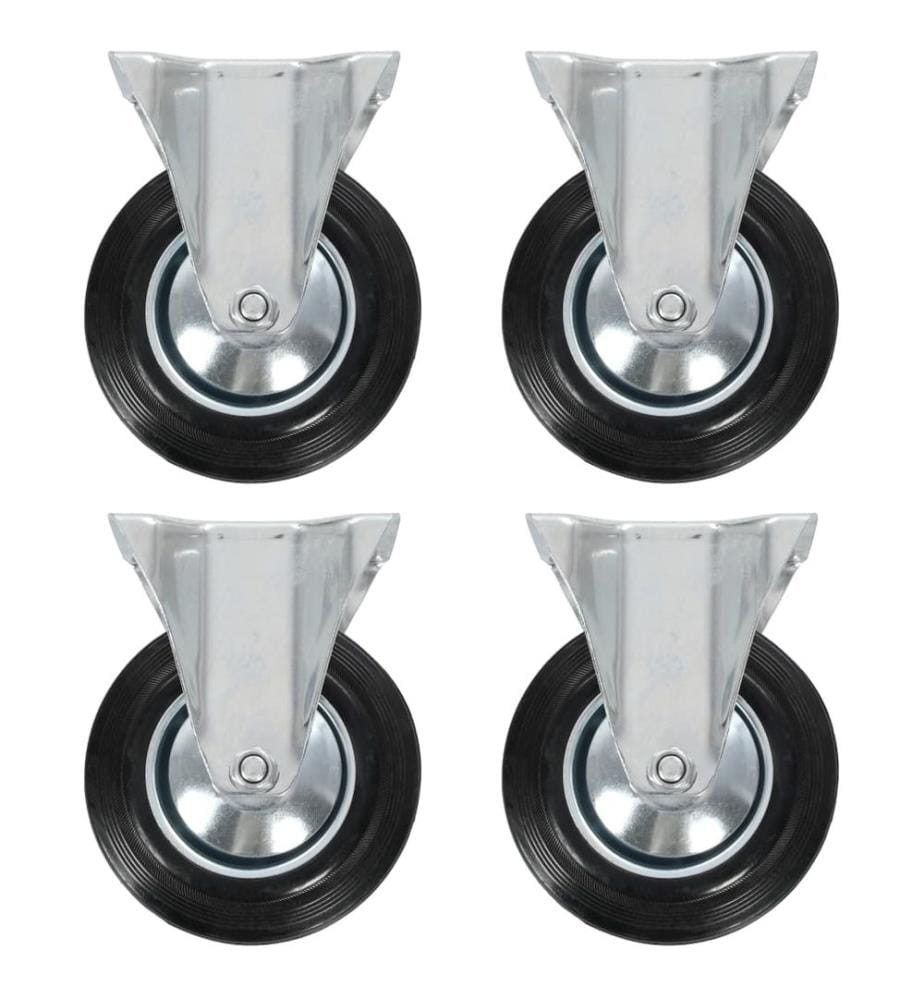 Roulettes fixes 4 pcs 160 mm