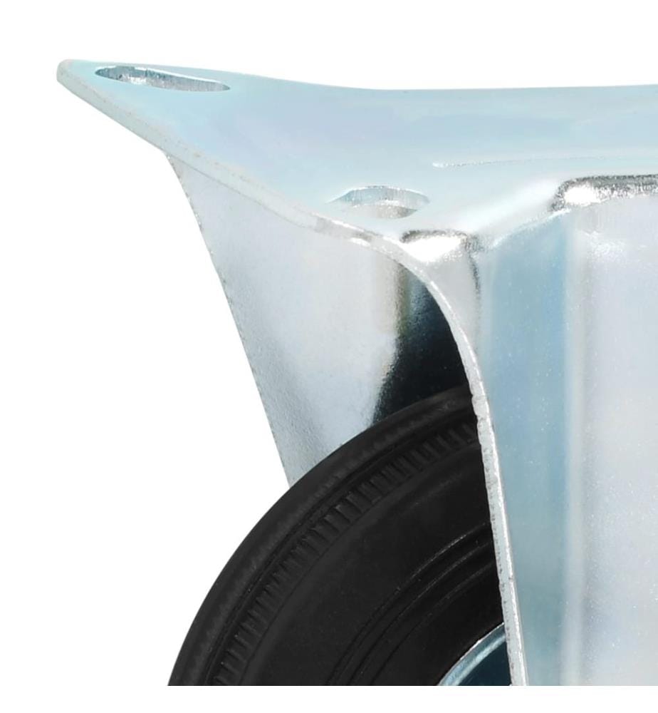 8 pcs Roulettes fixes 100 mm