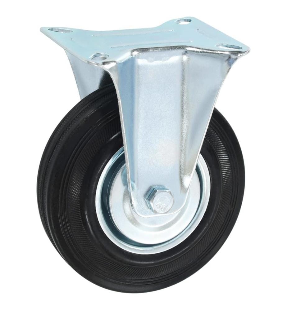 8 pcs Roulettes fixes 125 mm