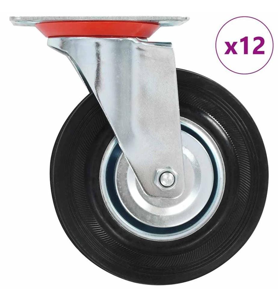 12 Stk. Lenkrollen 125 mm
