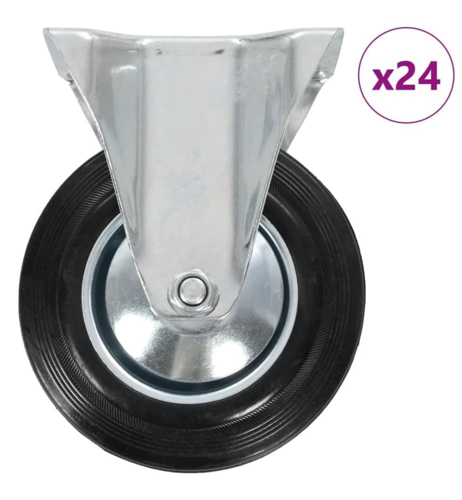 24 Stk. Bockrollen 160 mm