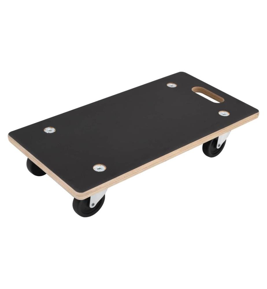 Transportwagen 6 pcs Grau Sperrholz