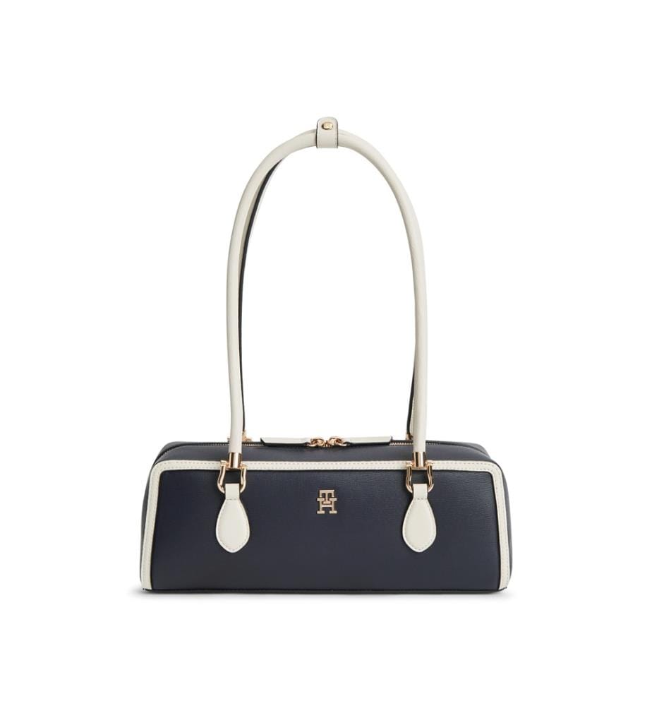 Color Block Schultertasche - Space Blue