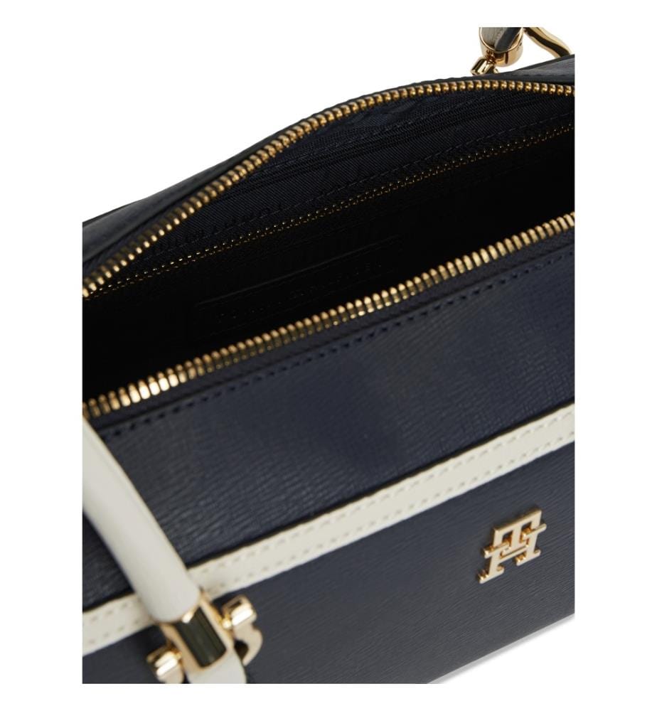 Color Block Schultertasche - Space Blue