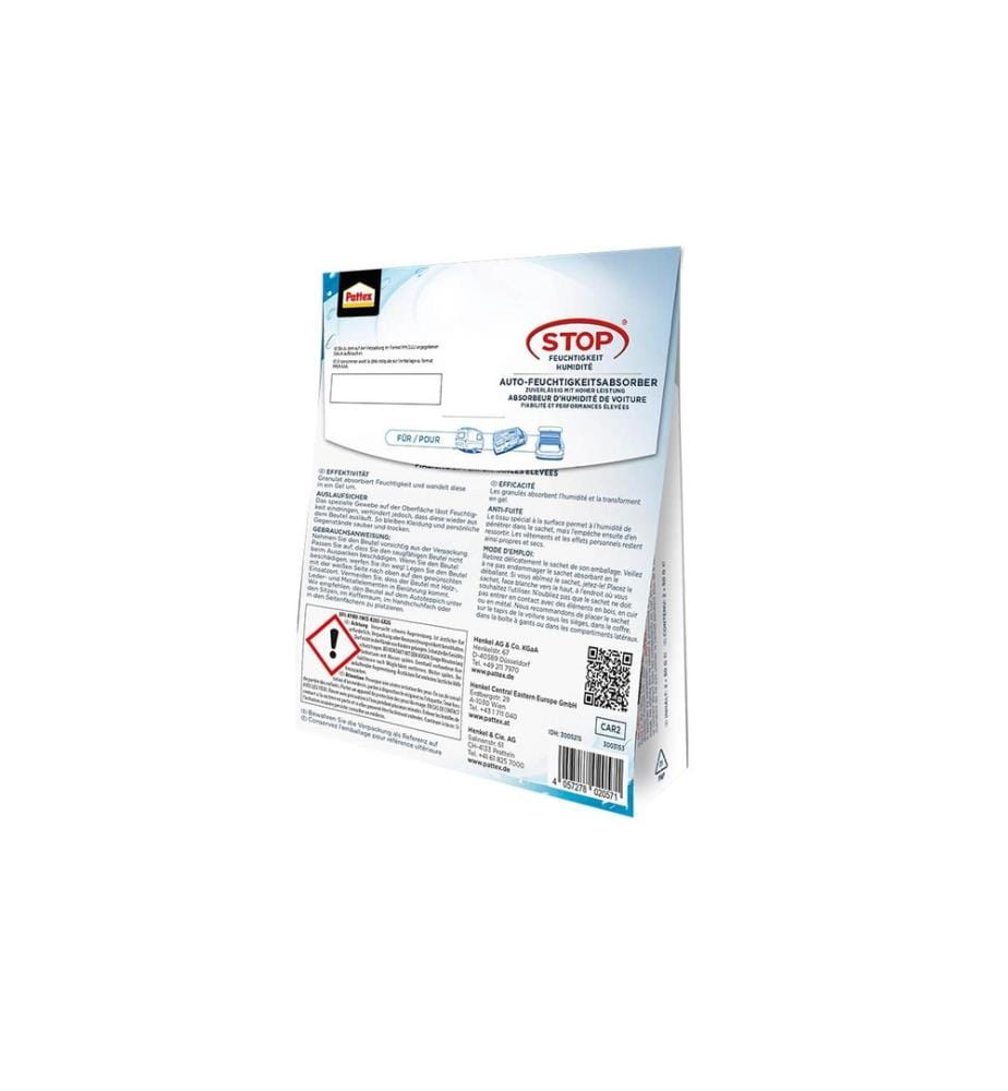 Pattex - Entfeuchter Auto-Feuchtigkeitsabsorber AERO 360 2x 50g