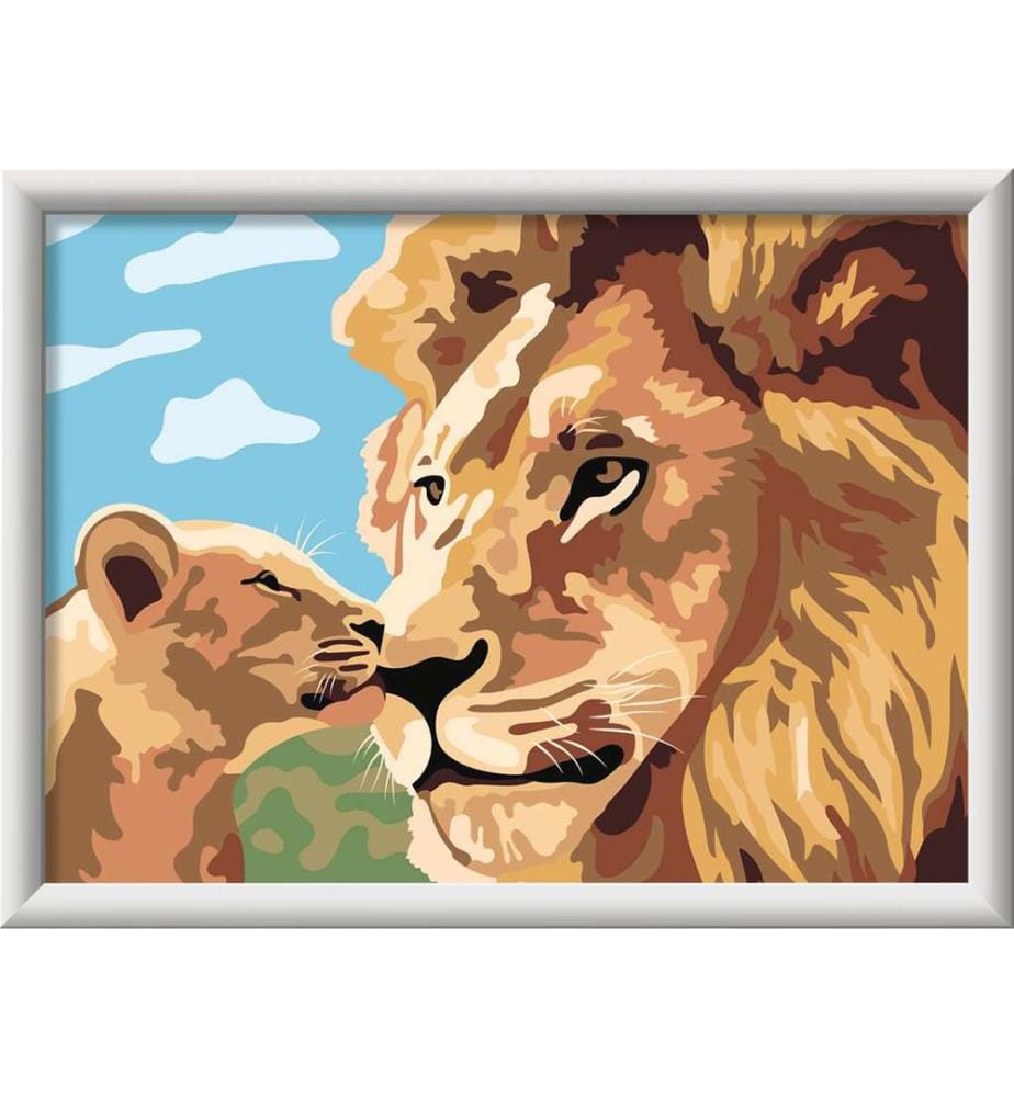 Creart - Peinture Par Numéro - Leone e bambino