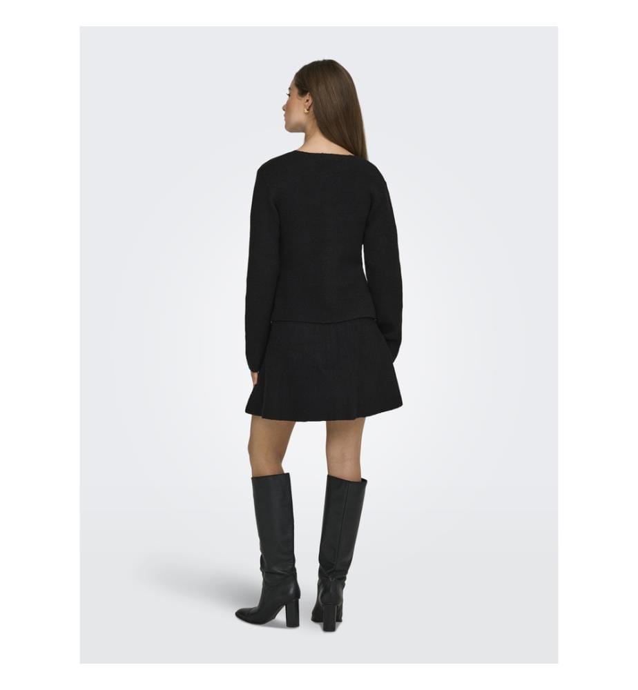 Strickjacke - Schwarz