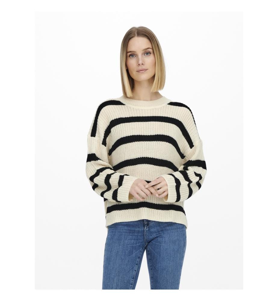 Pull En Maille - Crème
