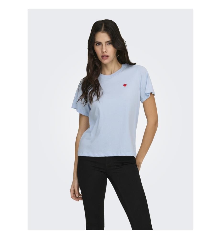 T-shirt - Cashmere blu