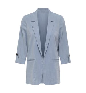 Blazer mit 3/4-Ärmeln – Denimblau