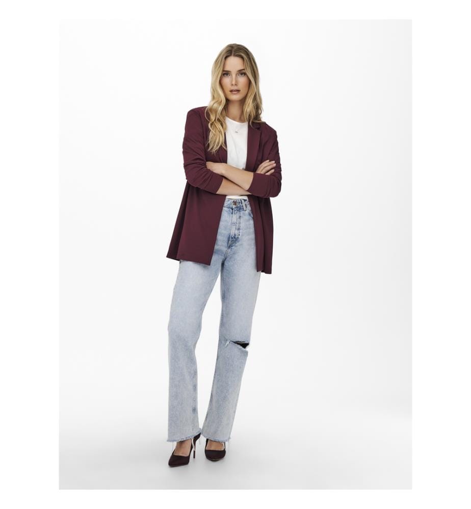 Langer Blazer – Violett