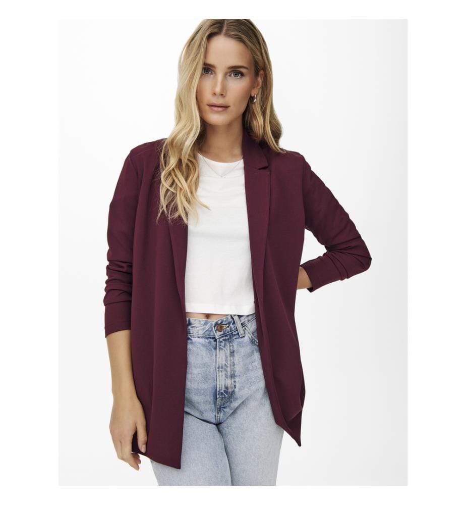 Langer Blazer – Violett
