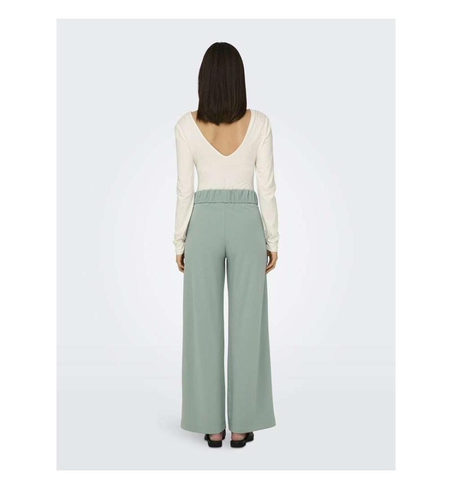 Hose mit weitem Bein - Grau