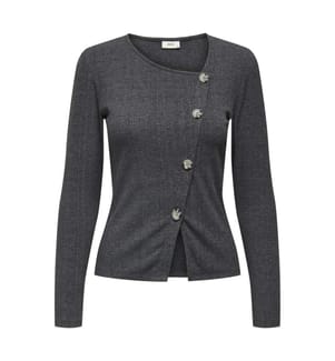 Top - Dark Grey Melange