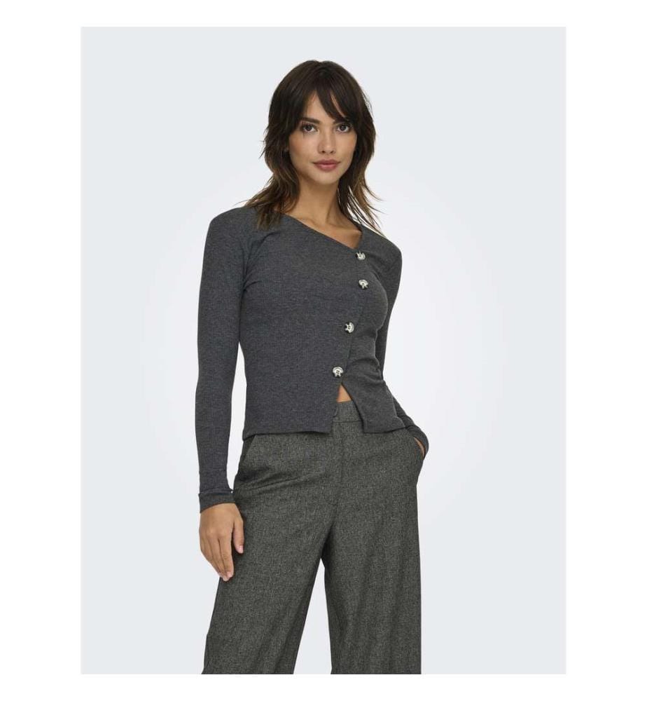 Top - Dark Grey Melange