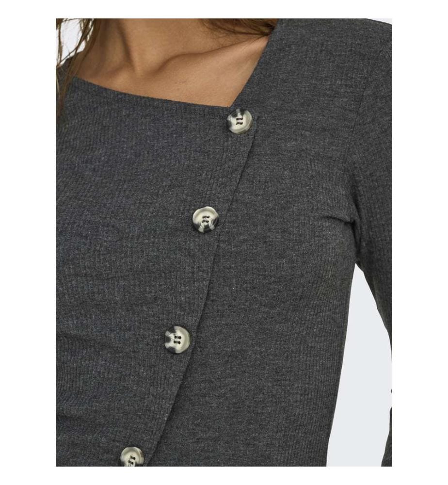 Top - Dark Grey Melange