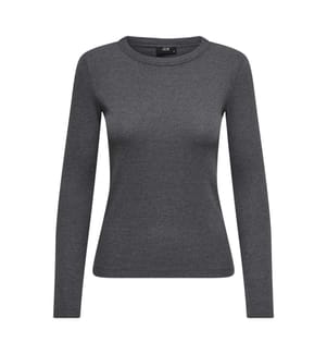 Top Long Sleeve - Dark Grey Melange