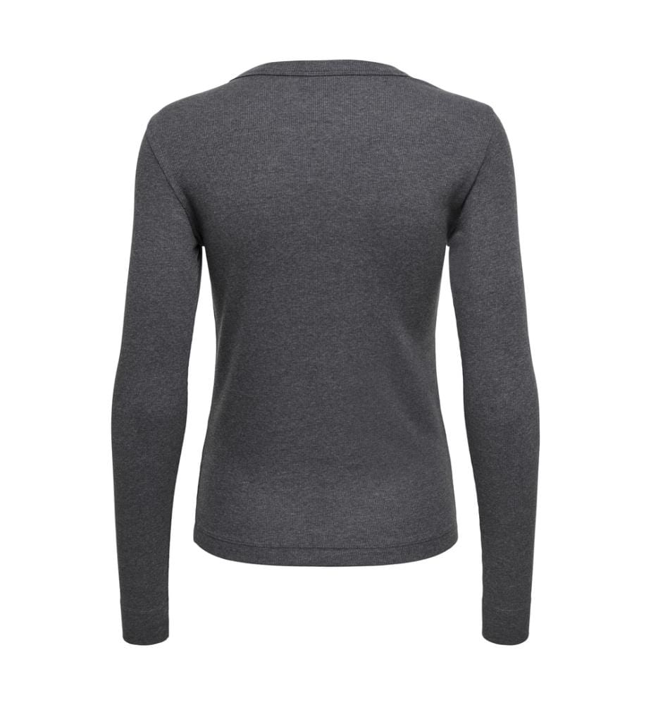 Top Long Sleeve - Dark Grey Melange