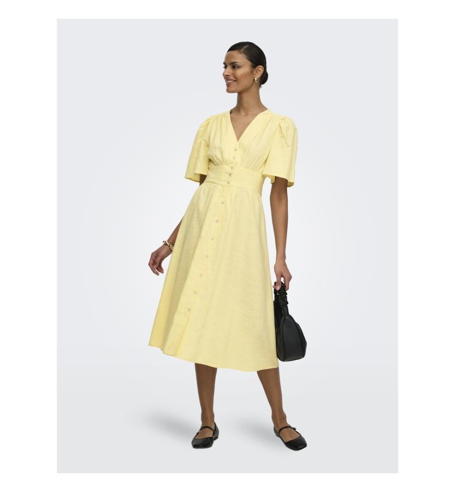 Robe midi - Double crème