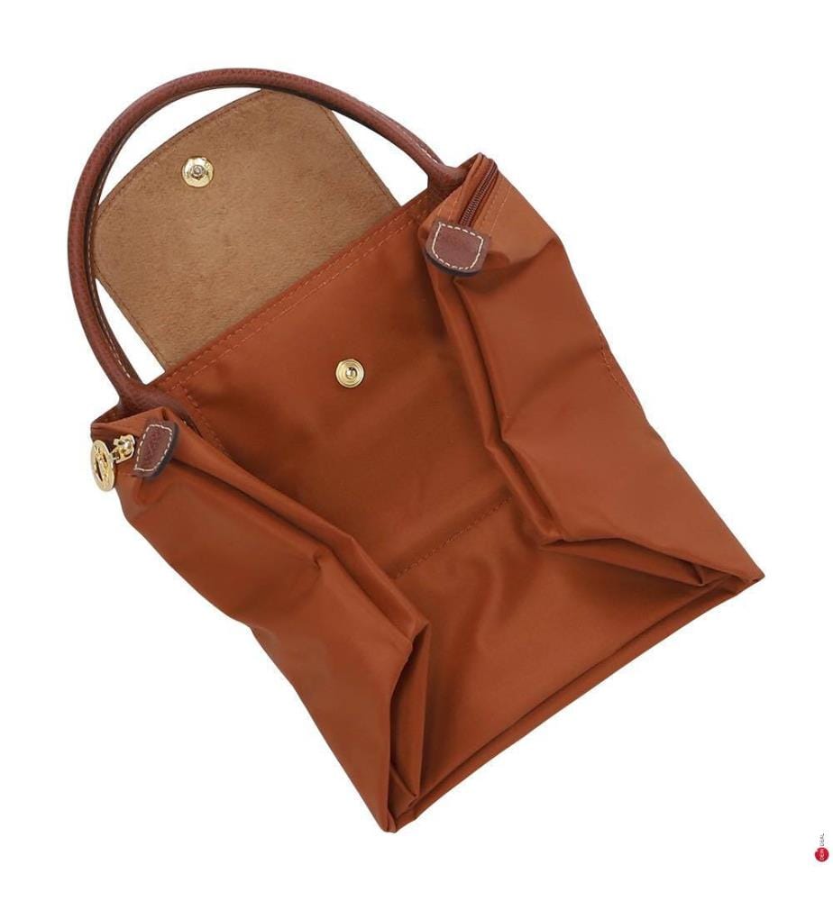 S Le Pliage Original Handbag - Cognac