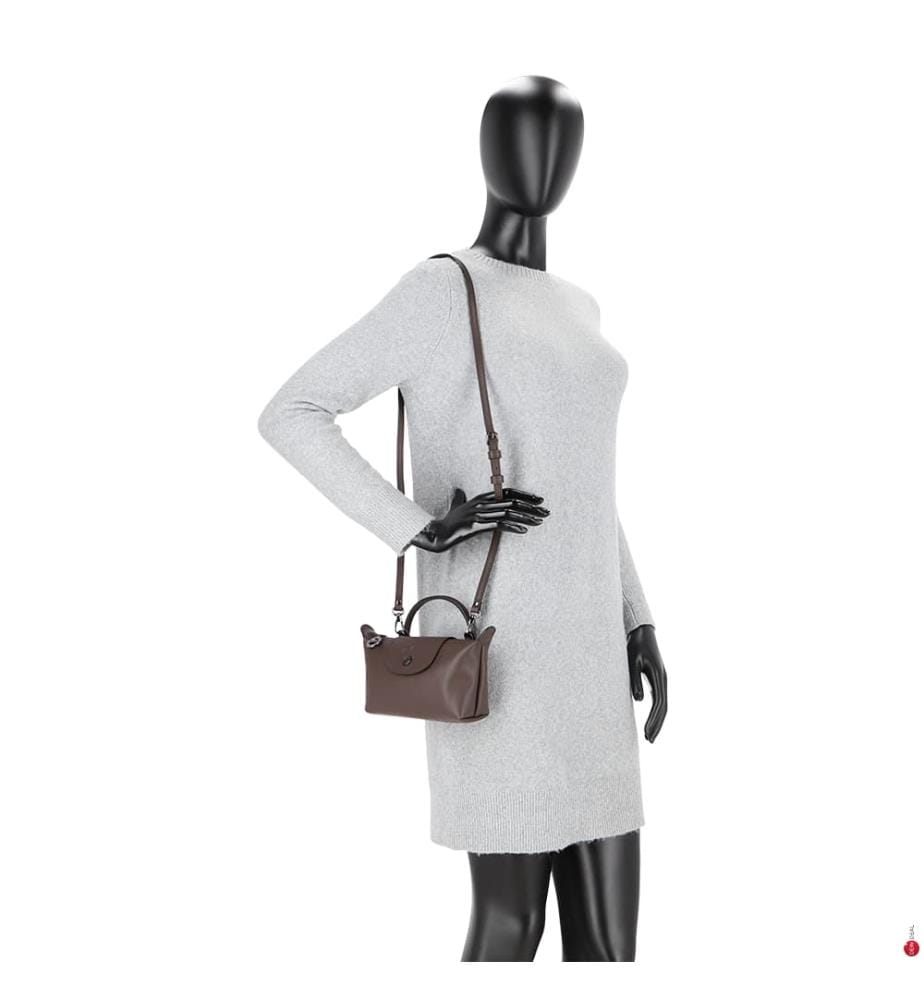 Pochette XS Le Pliage Xtra Cuir - Moka