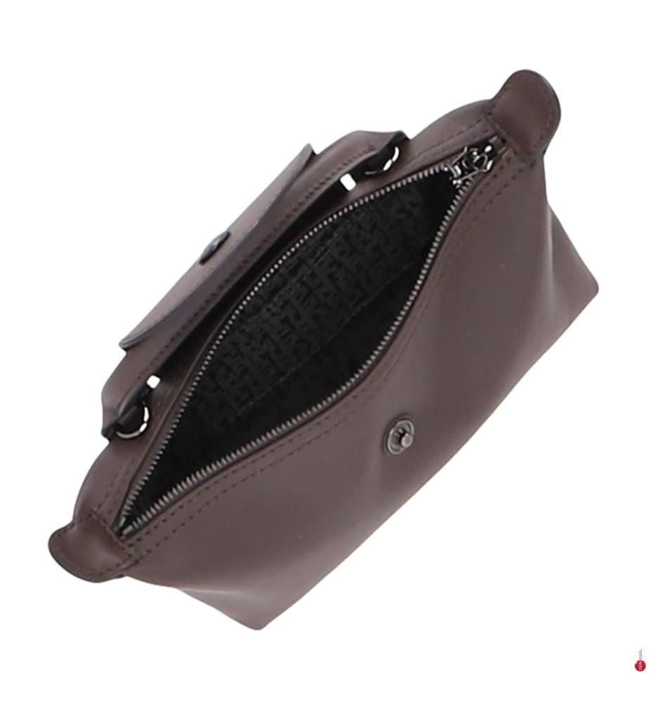 Pochette XS Le Pliage Xtra Cuir - Moka