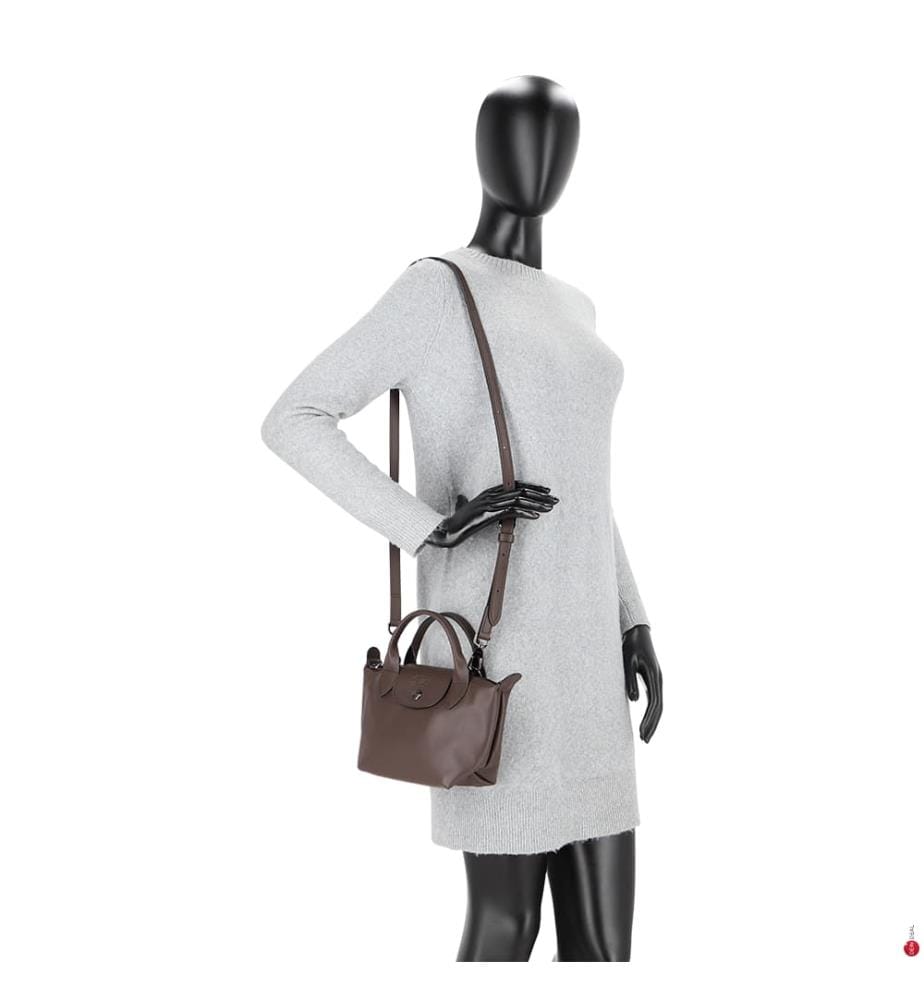 XS Le Pliage Xtra Borsa in pelle - Moka