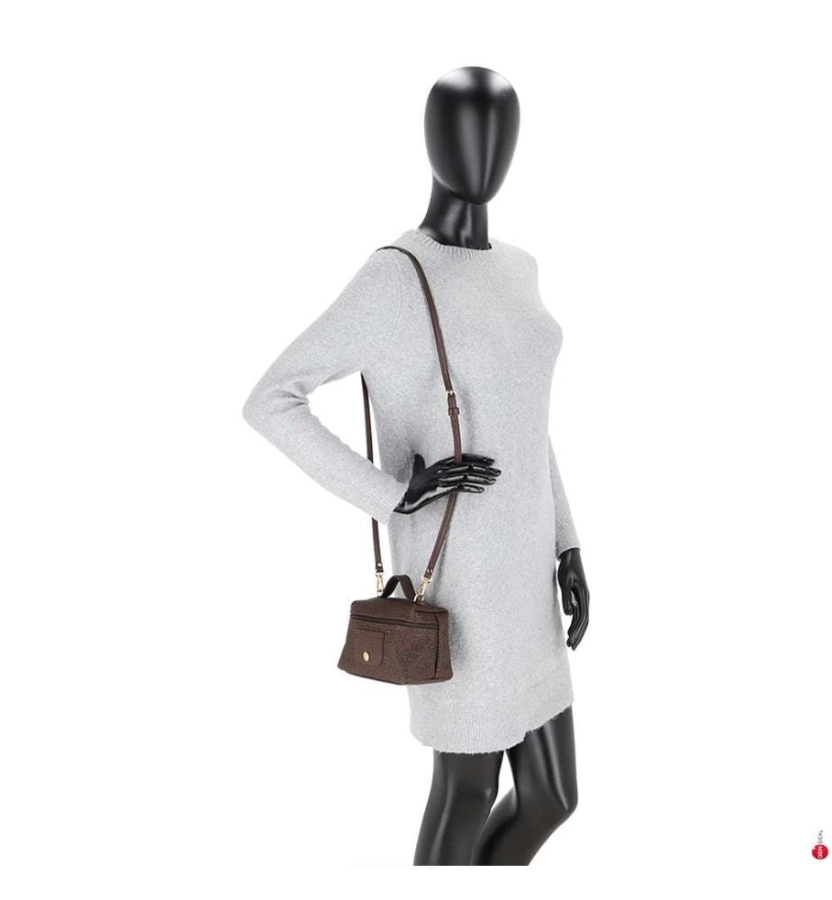 Le Pliage Collection XS Shoulder Bag – Dark Brown
