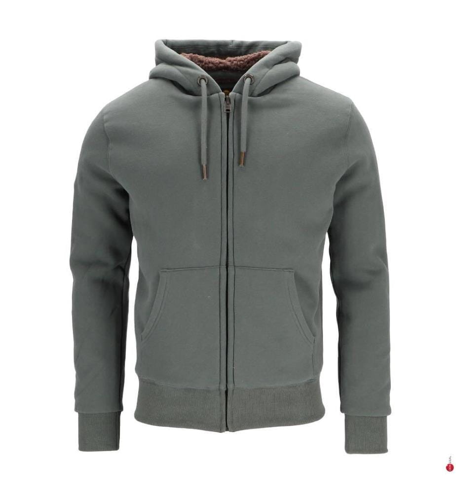 Borg Hoodie - Hell Khaki Grün