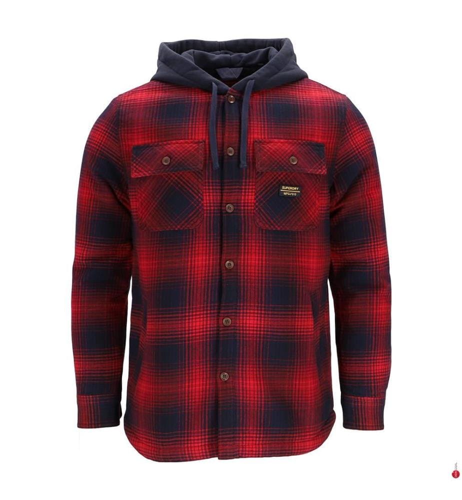 Camicia Surplus con cappuccio - Rosso