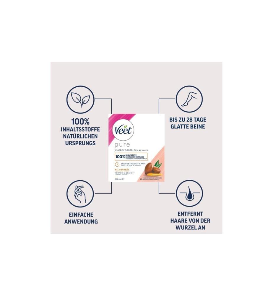 Veet - Zuckerpaste pure 250 ml