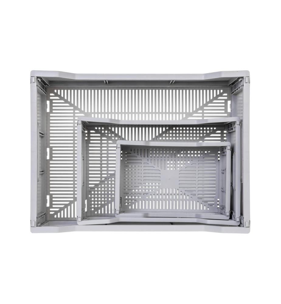 COCON - Boîte pliante 40 x 30 x 15.5 cm, Gris