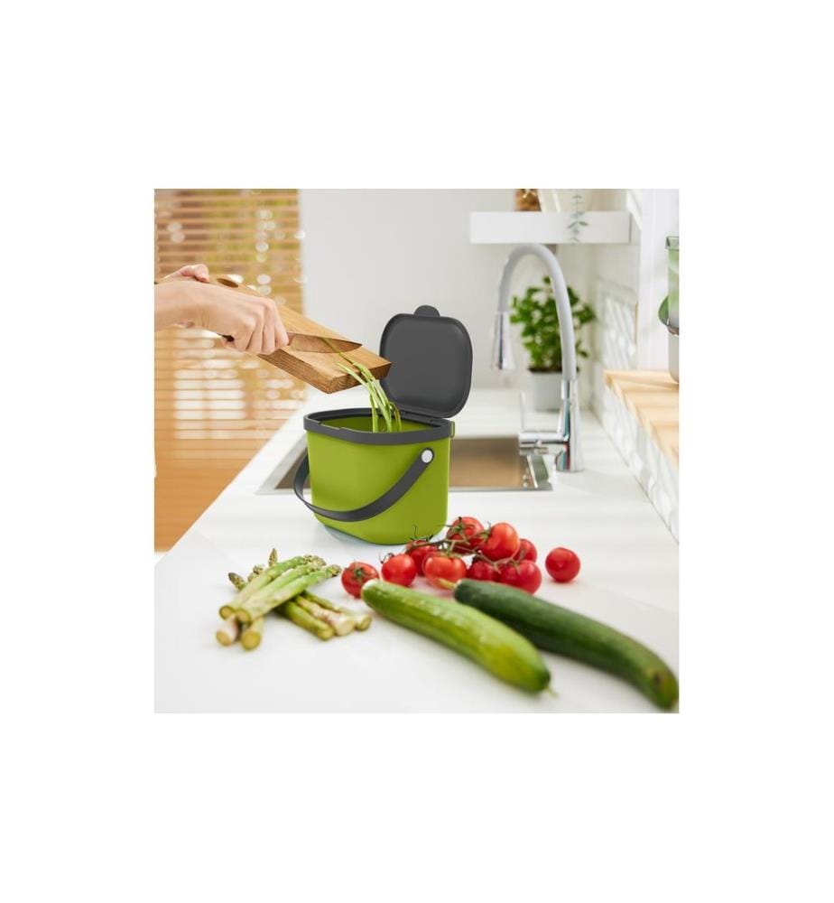 ROTHO - Komposteimer Albula 3.2 l,  Lime Grün