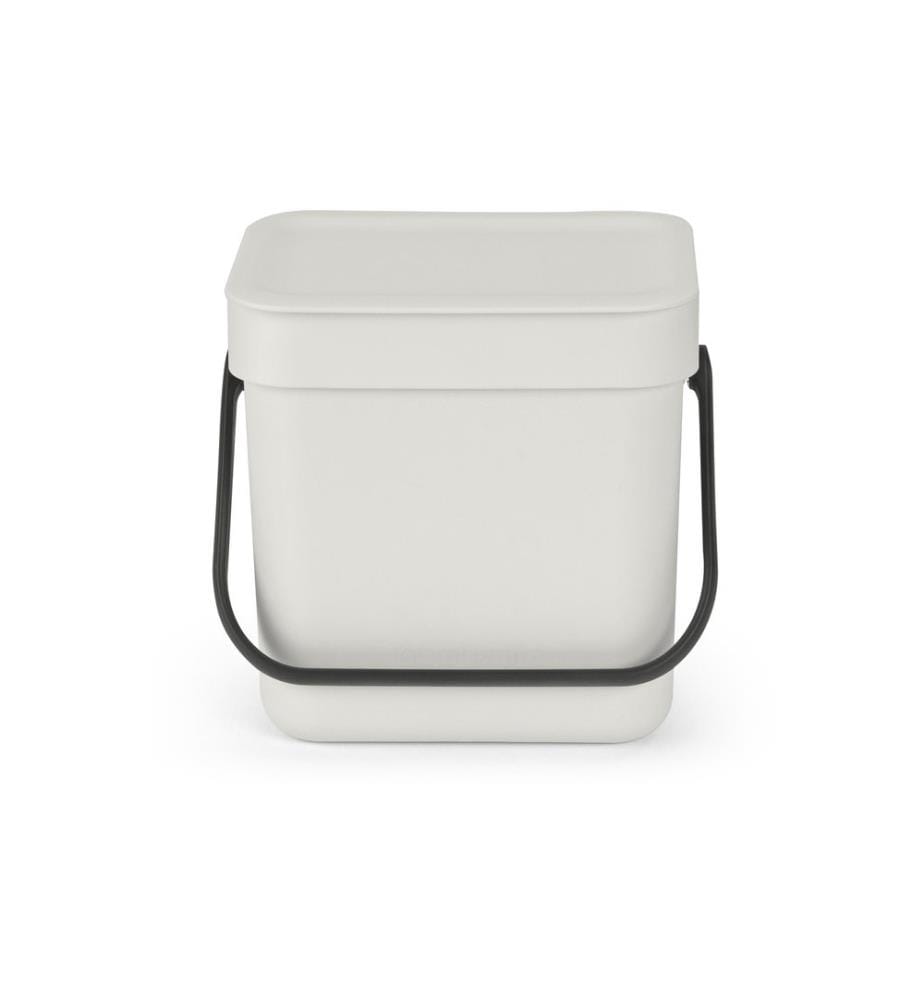 BRABANTIA - Komposteimer Sort & Go 3 l, Hellgrau