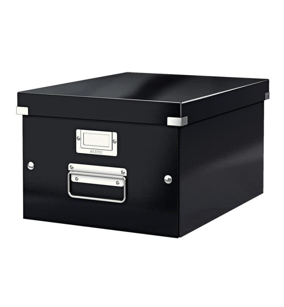 LEITZ - Boîte de rangement Click & Store A4 Noir