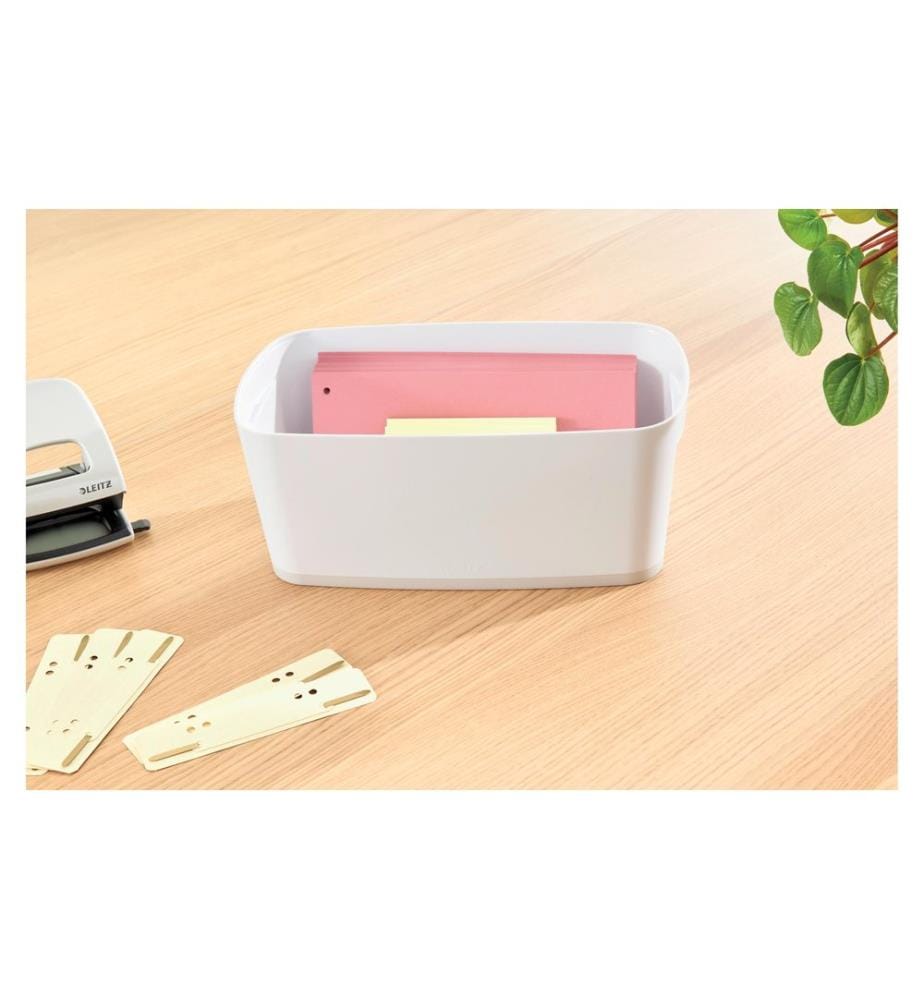 LEITZ - Boîte de rangement MyBox Petit blanc/gris