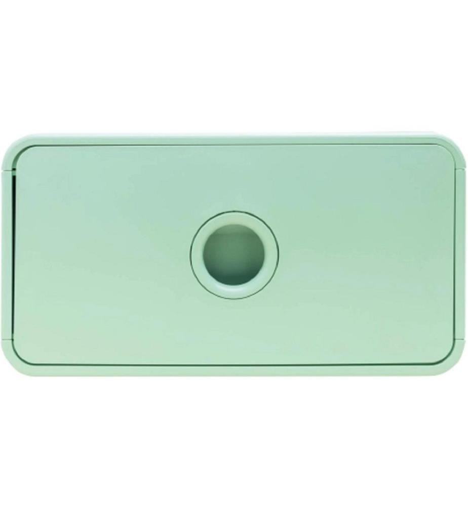 EXACOMPTA - Schubladenbox Tiny Box AutentiK, A5+, 1 Schublade, Salbei