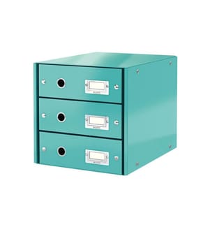 LEITZ - Boîte à tiroirs Click & Store Turquoise