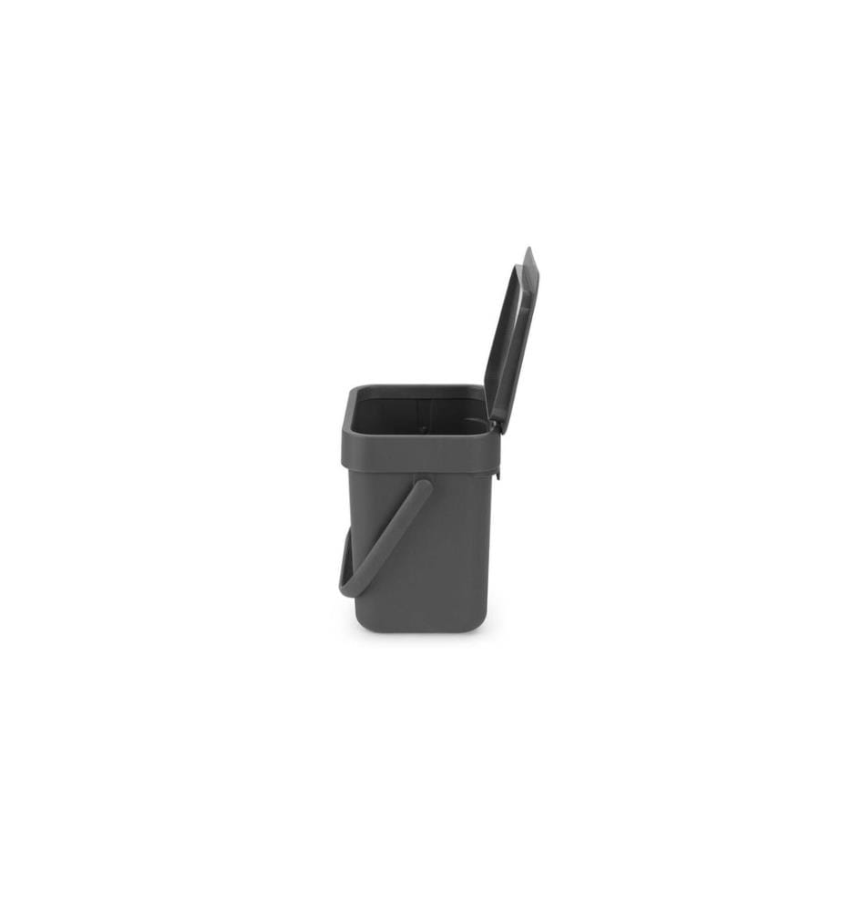 BRABANTIA - Komposteimer Sort & Go 3 l, Grau