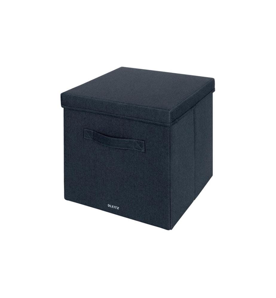 LEITZ - Faltbox Fabric Dunkelgrau/Grau, 2er Pack