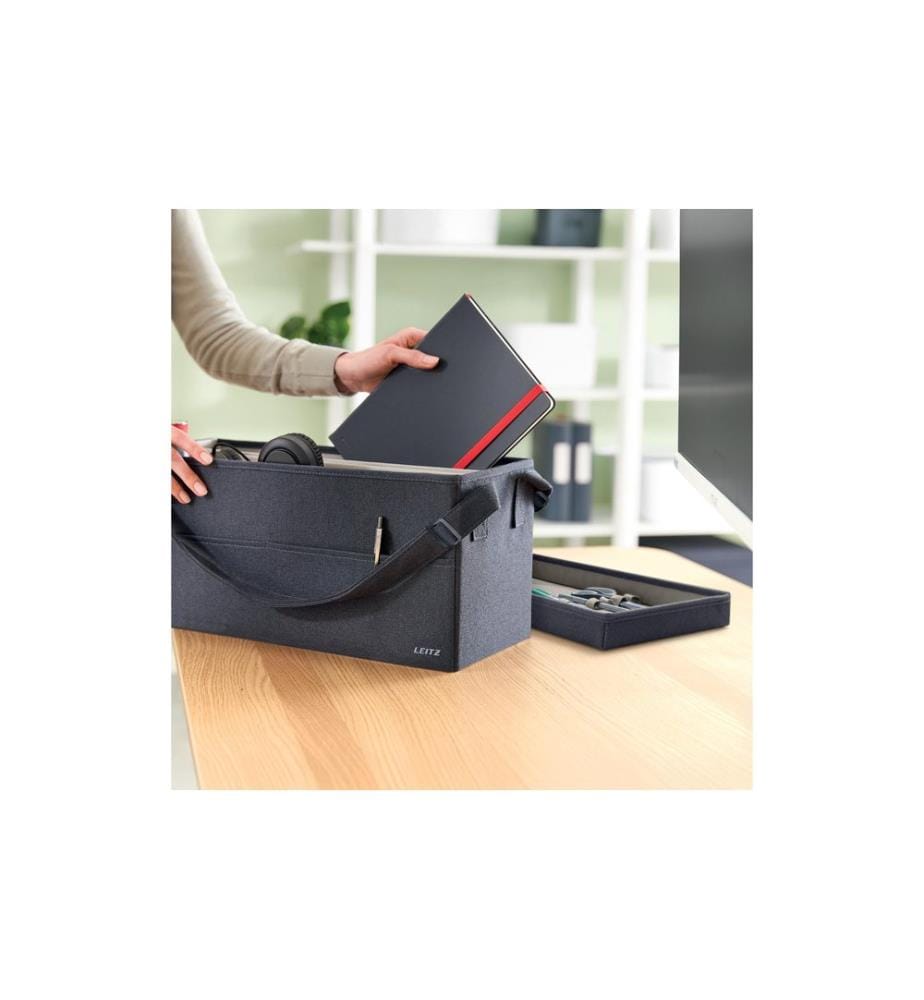 LEITZ - Desk Sharing Tasche mit Deckel L Anthrazit