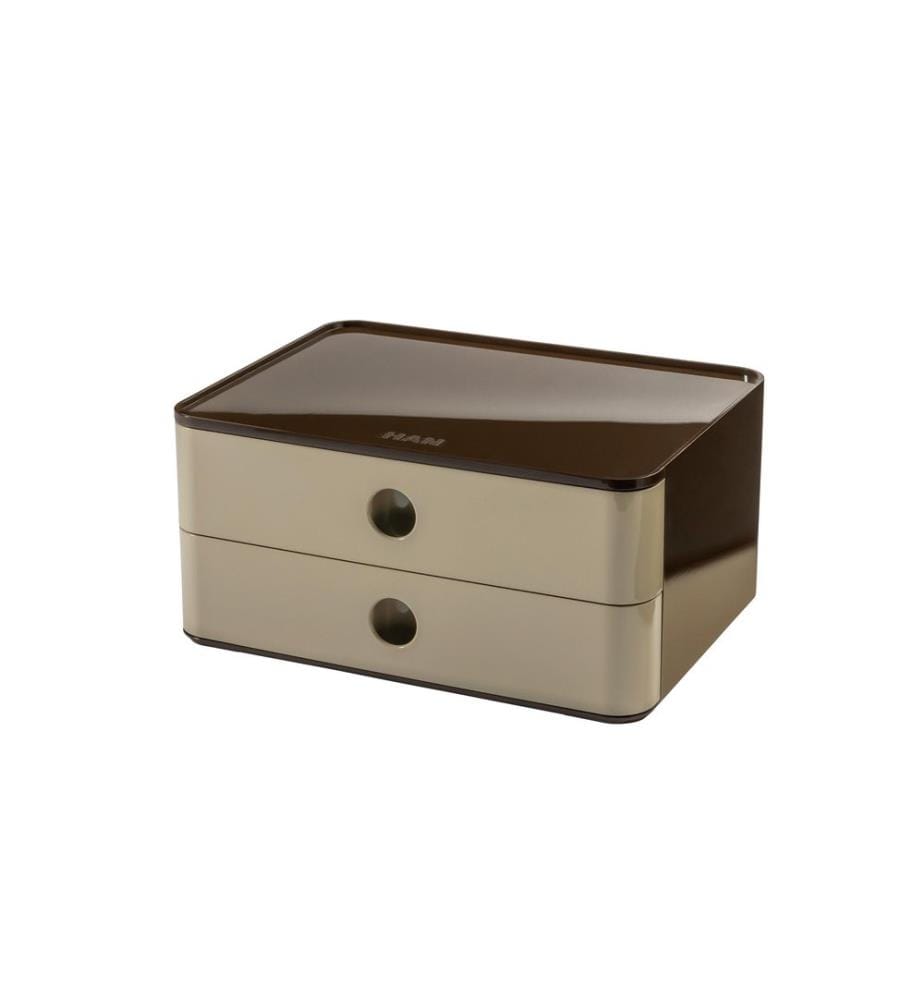 HAN - Boîte à tiroirs Allison Smart-Box Plus 2 tiroirs, Sahara