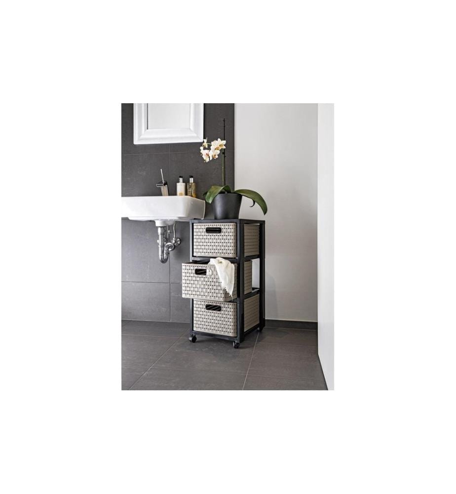 ROTHO - Schubladenbox Tower Country A4 Anthrazit