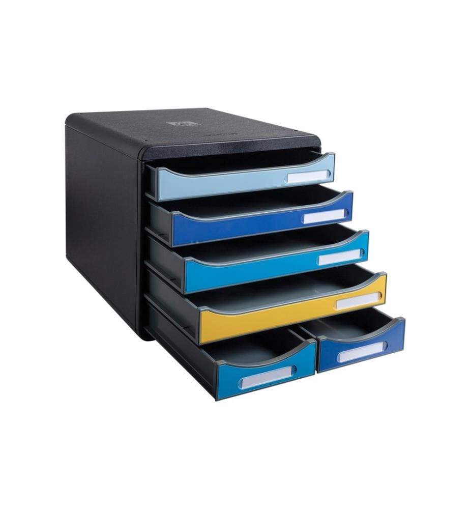 EXACOMPTA - Boîte à tiroirs Bee Blue Big Box Maxi
