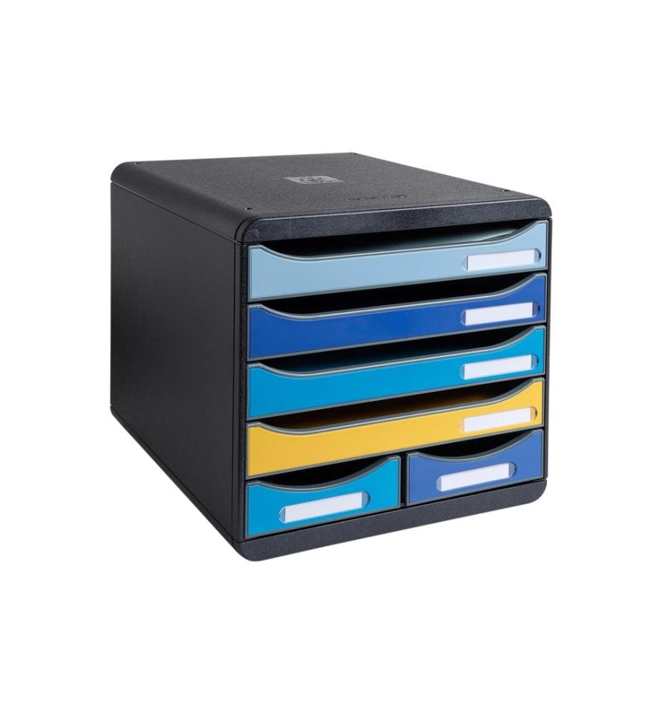 EXACOMPTA - Boîte à tiroirs Bee Blue Big Box Maxi